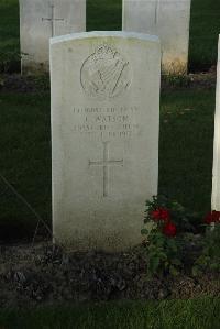 Messines Ridge British Cemetery - Watson, J